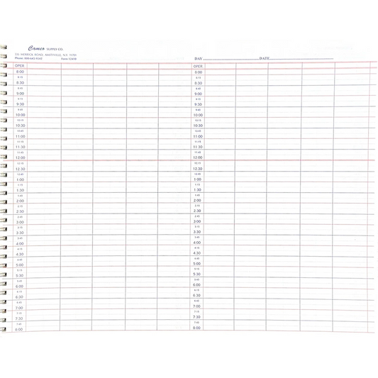 Appt. Book 10 column