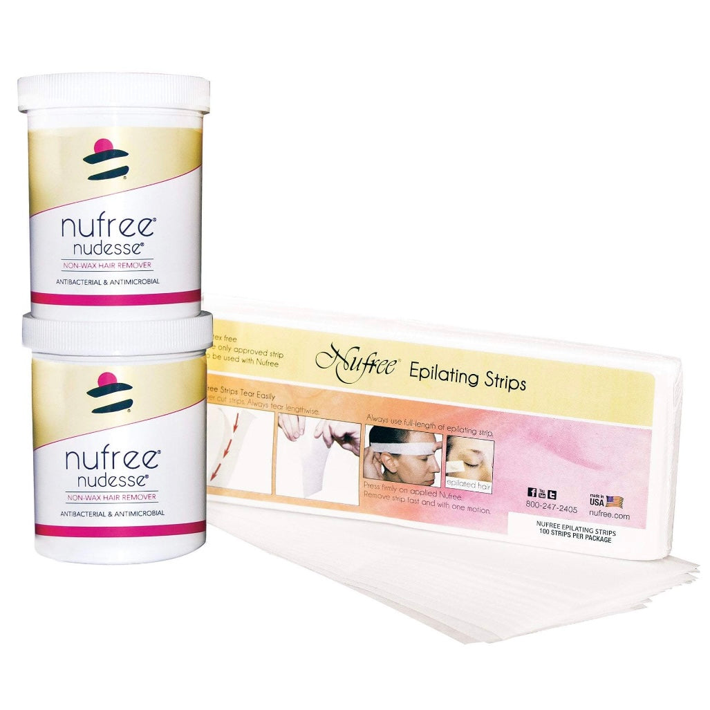 Nufree Jar Packs (non-wax hair removal)