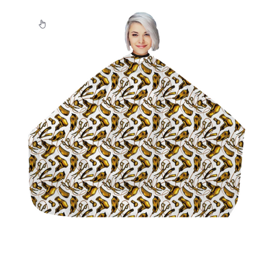 Symphony Gold/White Liquid Metal Cape