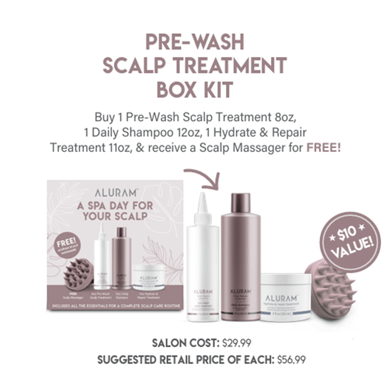 Pre-Wash Scalp Treatment Box Kit